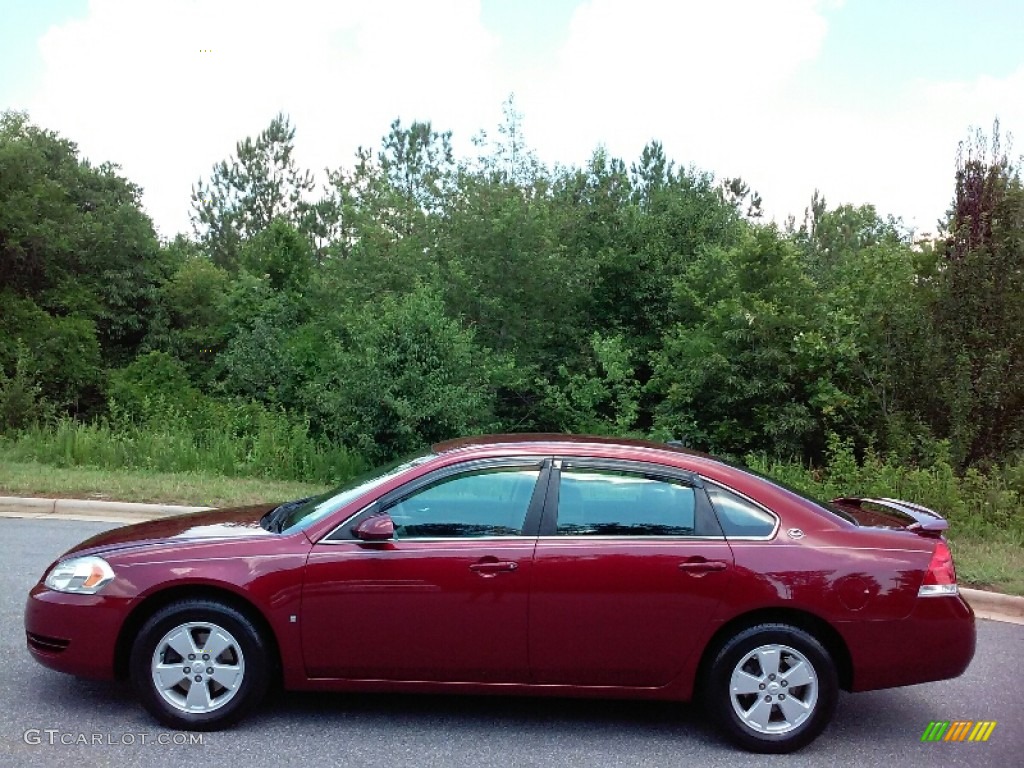 2008 Impala LT - Red Jewel Tintcoat / Gray photo #1