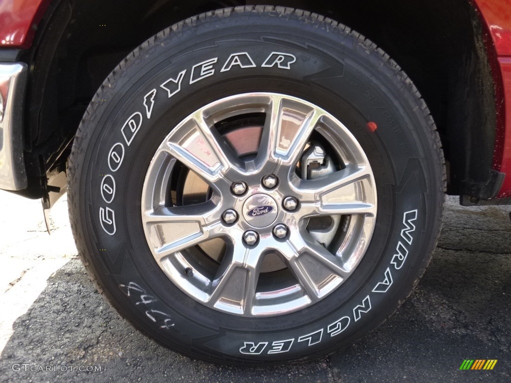 2016 F150 XLT SuperCab 4x4 - Ruby Red / Medium Earth Gray photo #5