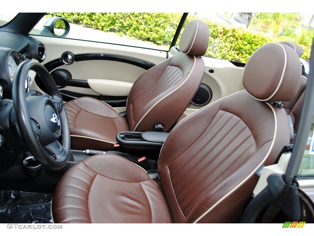 2011 Cooper S Convertible - Hot Chocolate Metallic / Hot Chocolate Lounge Leather photo #11