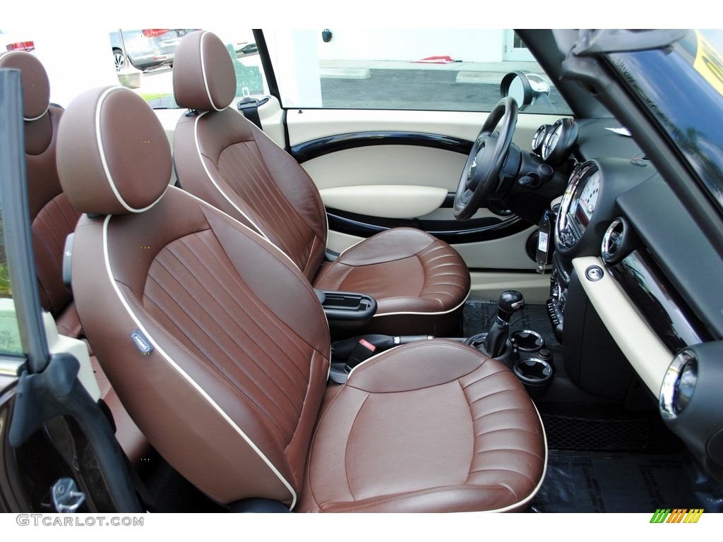 2011 Cooper S Convertible - Hot Chocolate Metallic / Hot Chocolate Lounge Leather photo #16