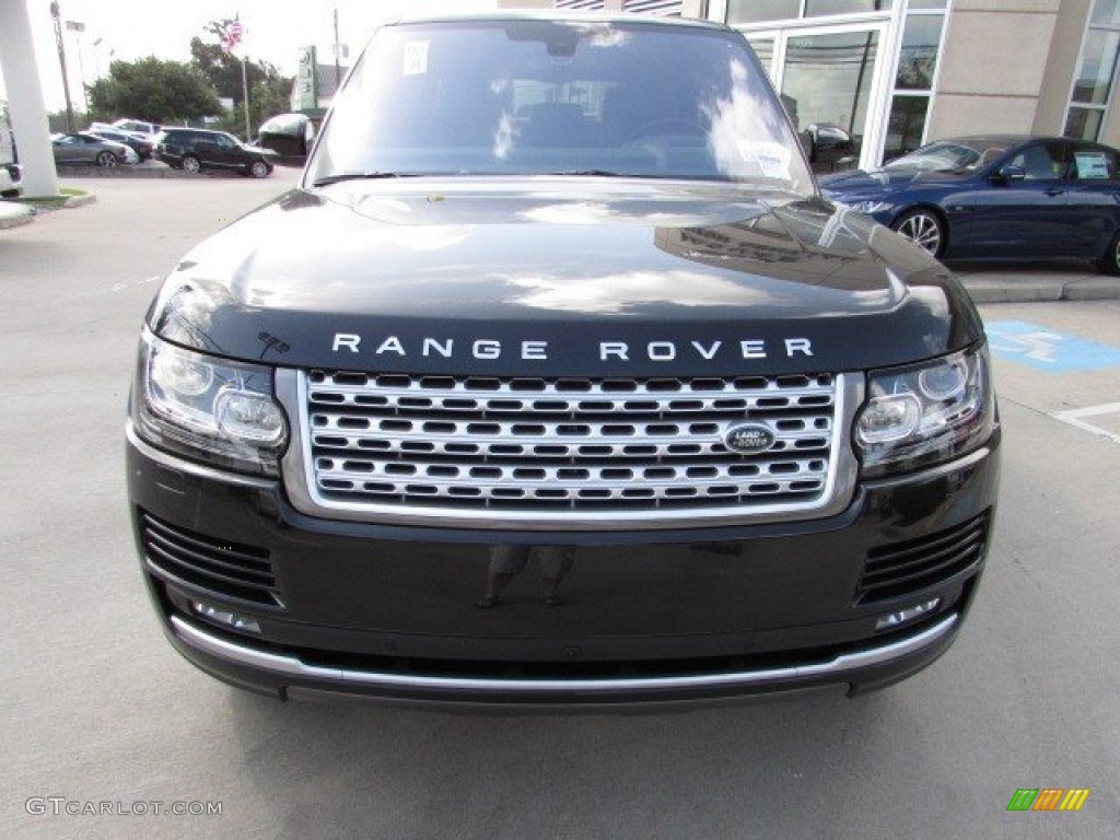 2016 Range Rover Supercharged - Santorini Black Metallic / Ebony/Ebony photo #2