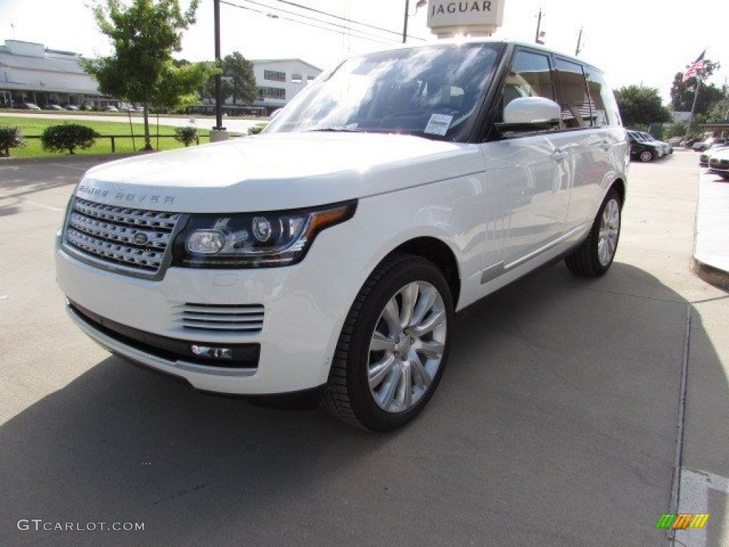 2016 Range Rover Supercharged - Fuji White / Espresso/Almond photo #5