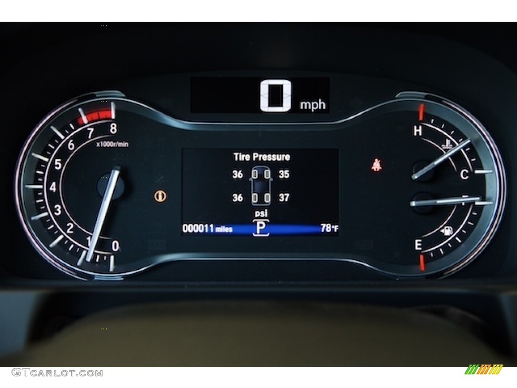 2017 Honda Ridgeline RTL-T AWD Gauges Photos
