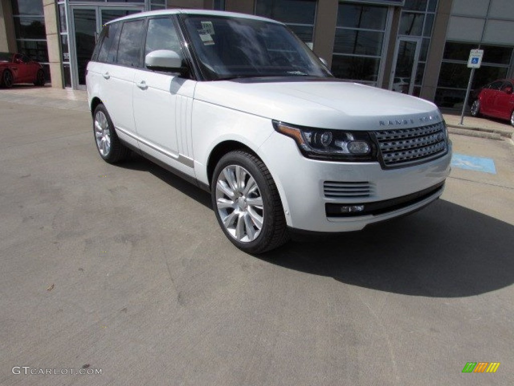 2016 Range Rover Supercharged - Fuji White / Espresso/Almond photo #1