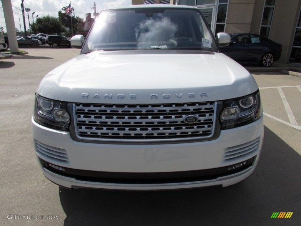 2016 Range Rover Supercharged - Fuji White / Espresso/Almond photo #2