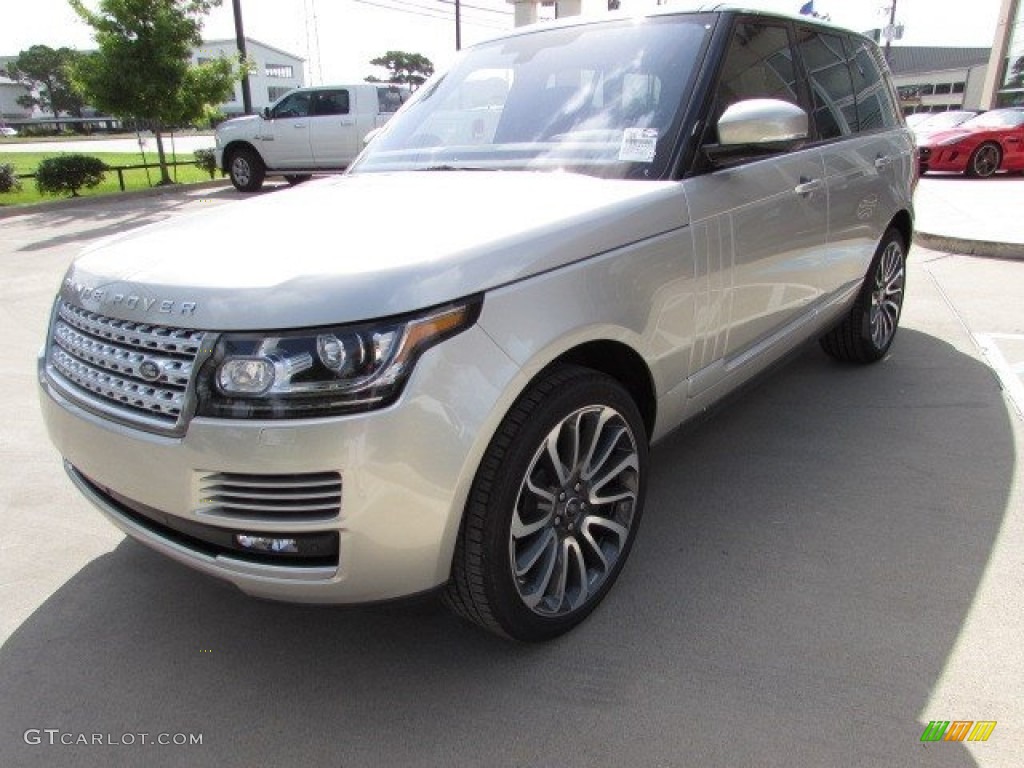 2016 Range Rover Supercharged - Aruba Metallic / Ebony/Ebony photo #5