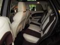 2016 Land Rover Range Rover Evoque Ivory/Dark Cherry Interior Rear Seat Photo