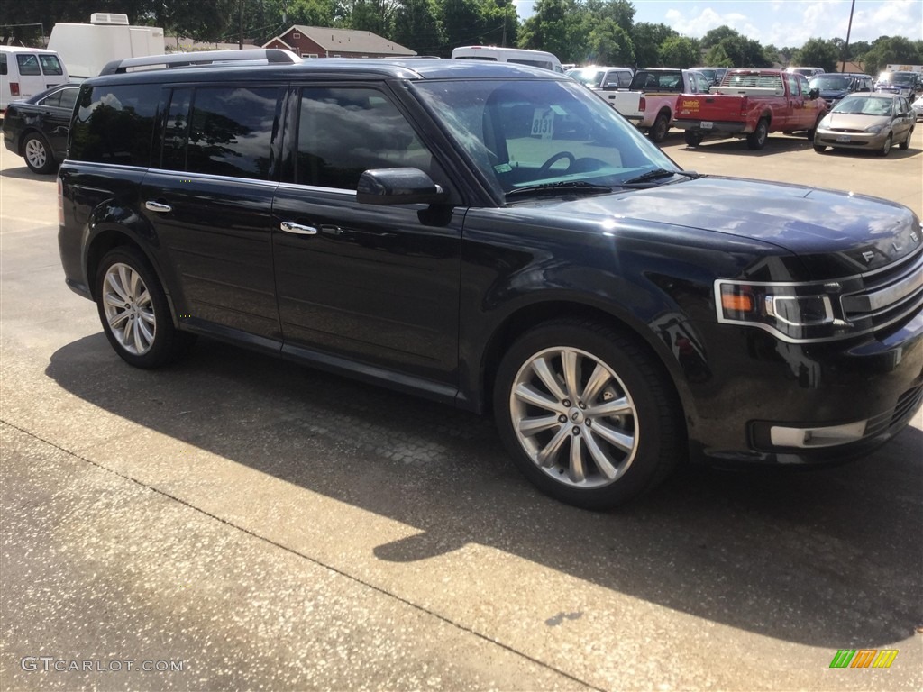 2013 Flex Limited - Tuxedo Black Metallic / Charcoal Black photo #2