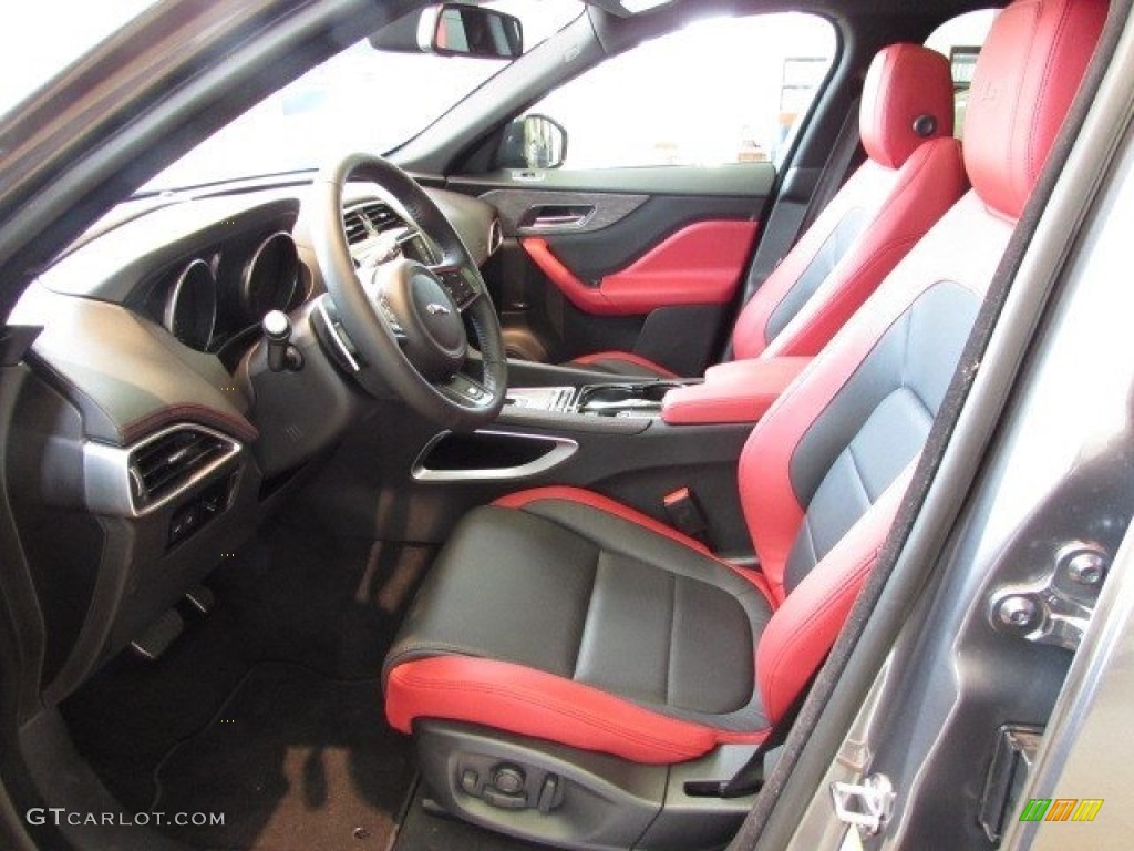 2017 Jaguar F-PACE 35t AWD S Front Seat Photo #114163362