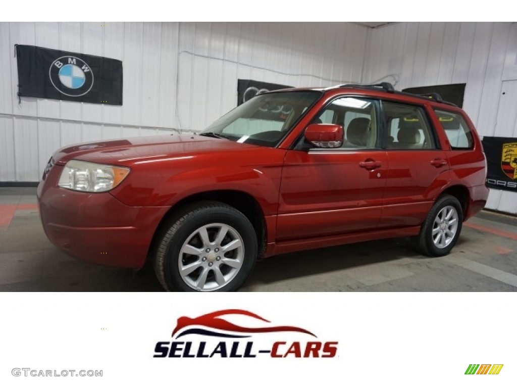 Garnet Red Pearl Subaru Forester