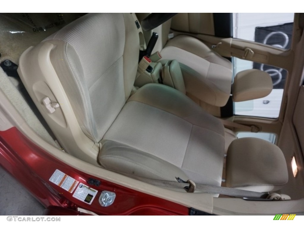 2006 Forester 2.5 X Premium - Garnet Red Pearl / Desert Beige photo #24