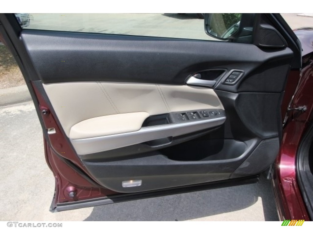 2013 Crosstour EX-L V-6 4WD - Basque Red Pearl II / Ivory photo #20