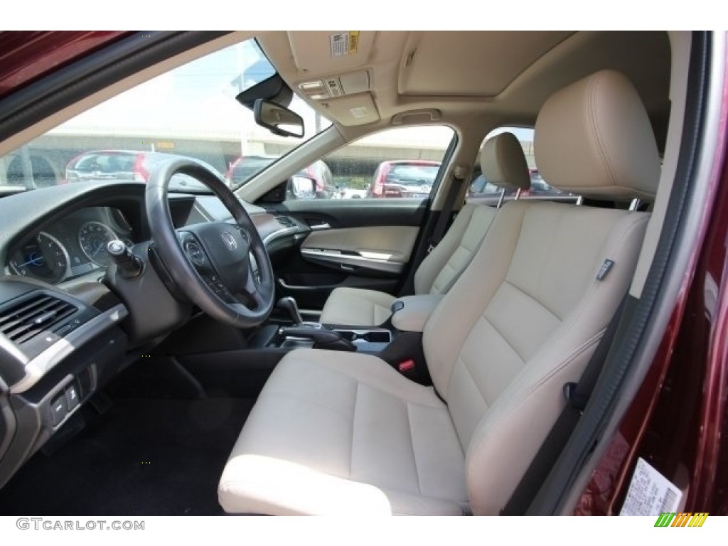 2013 Crosstour EX-L V-6 4WD - Basque Red Pearl II / Ivory photo #21