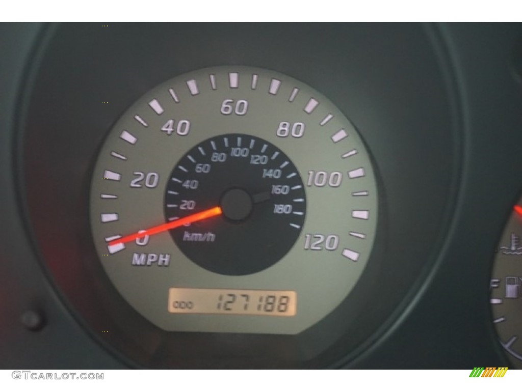 2004 Frontier XE V6 Crew Cab 4x4 - Electric Blue Metallic / Gray photo #33