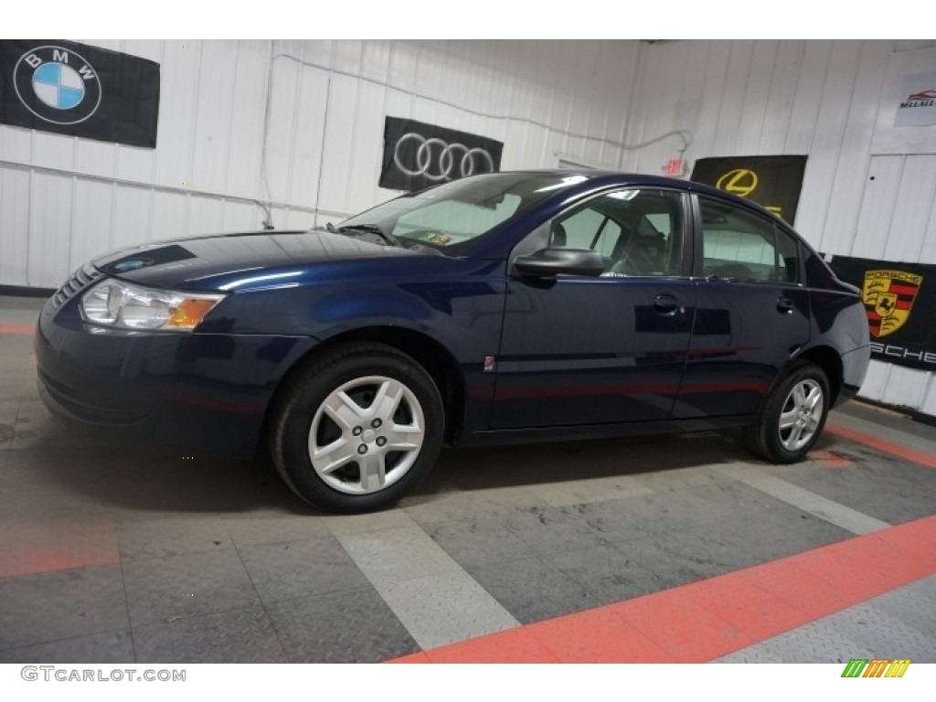 2007 ION 2 Sedan - Deep Blue / Gray photo #2