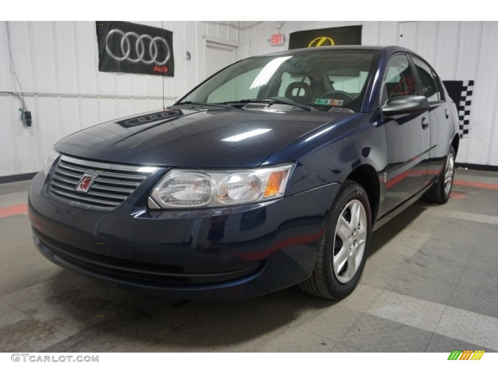 2007 ION 2 Sedan - Deep Blue / Gray photo #3