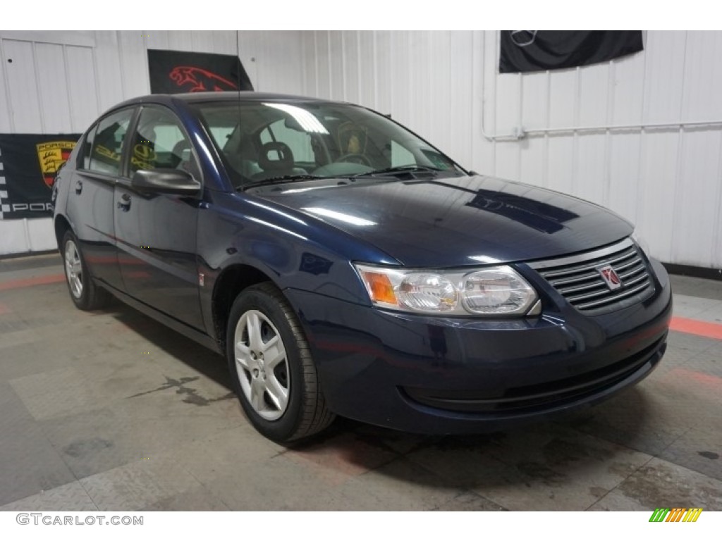 2007 ION 2 Sedan - Deep Blue / Gray photo #5