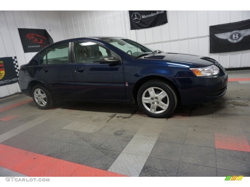 2007 ION 2 Sedan - Deep Blue / Gray photo #6