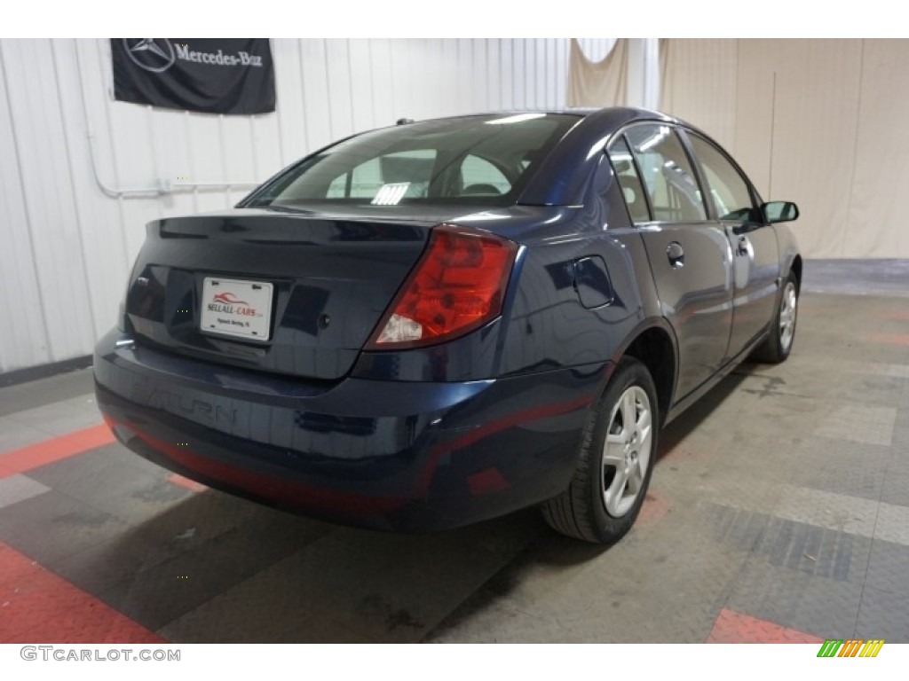 2007 ION 2 Sedan - Deep Blue / Gray photo #8