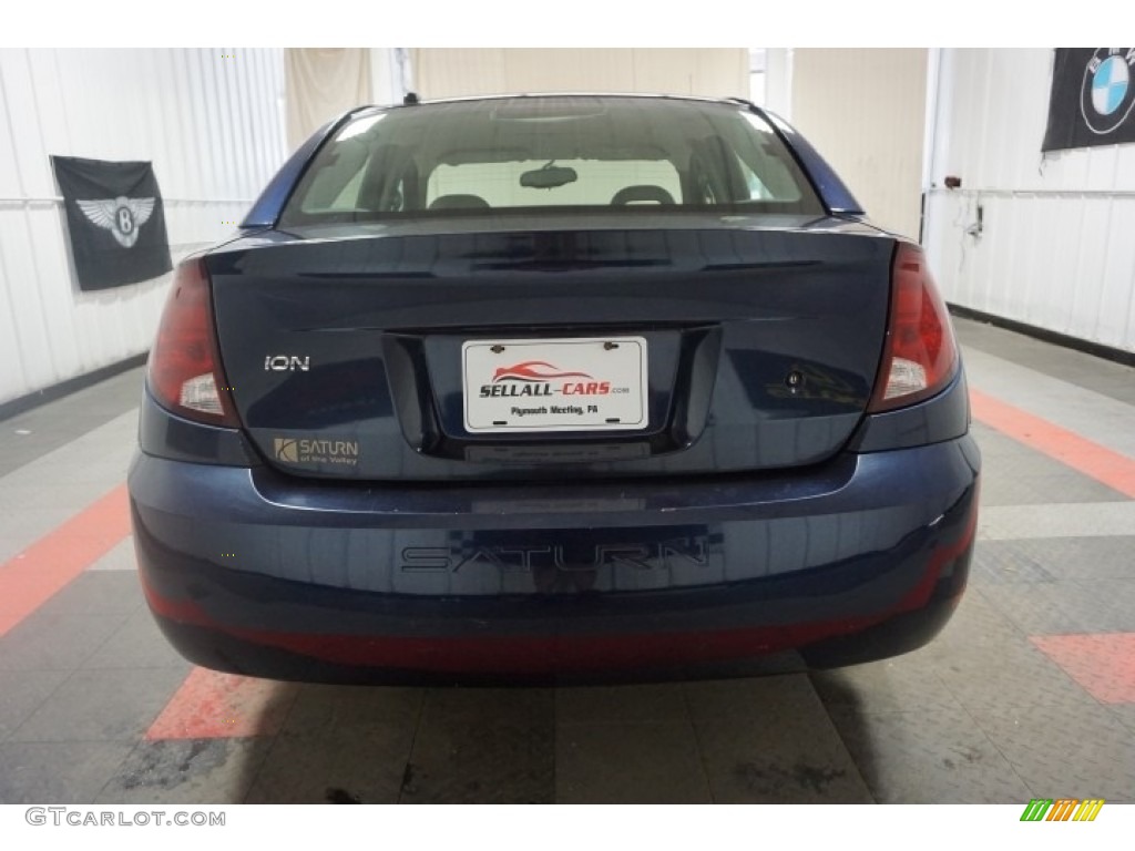 2007 ION 2 Sedan - Deep Blue / Gray photo #9