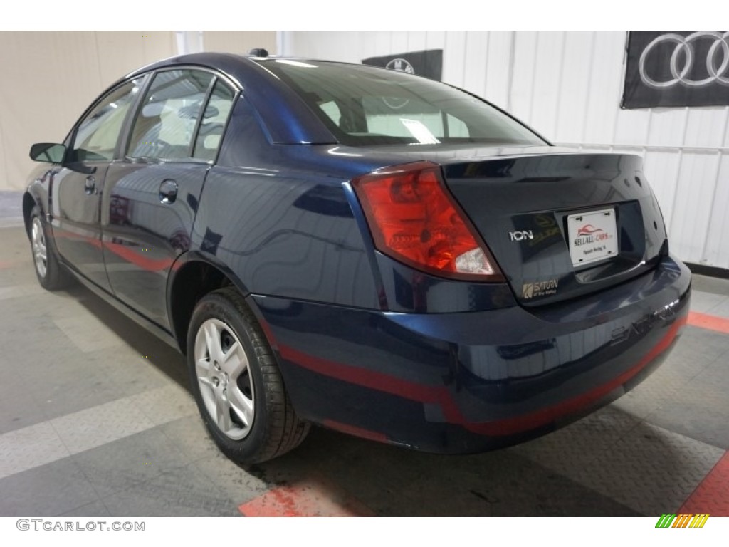 2007 ION 2 Sedan - Deep Blue / Gray photo #10