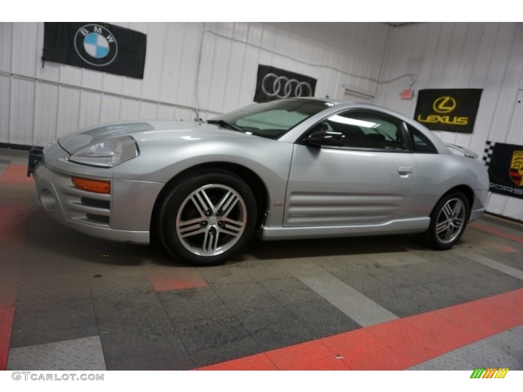 2003 Eclipse GTS Coupe - Sterling Silver Metallic / Midnight photo #2