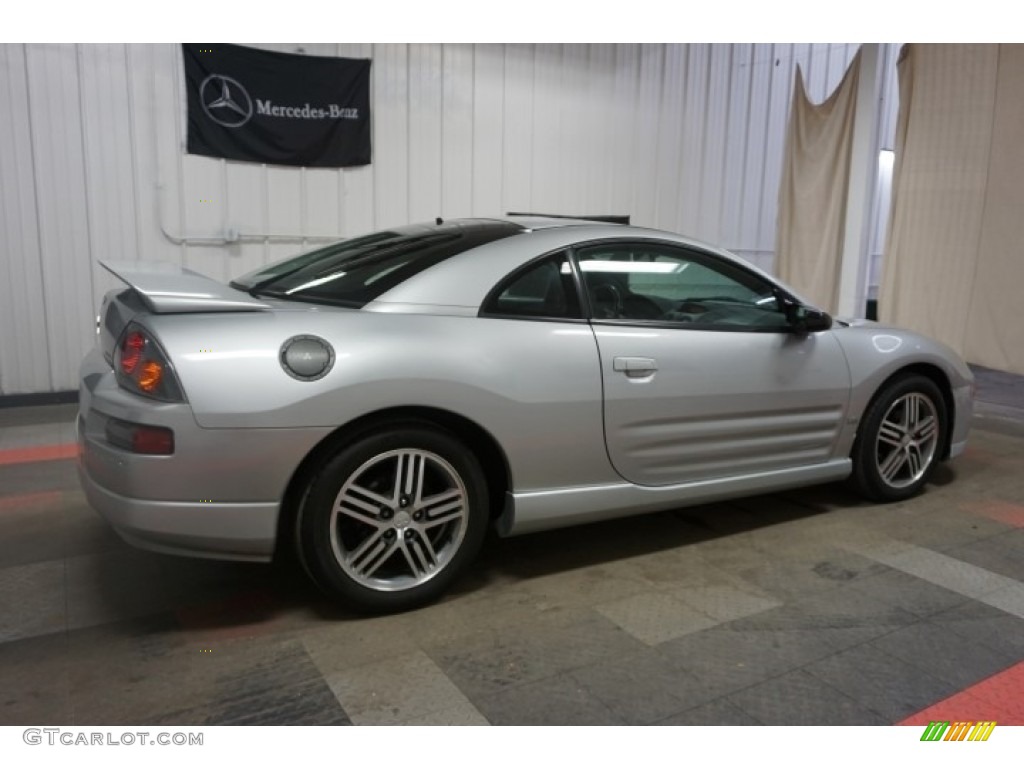 2003 Eclipse GTS Coupe - Sterling Silver Metallic / Midnight photo #7