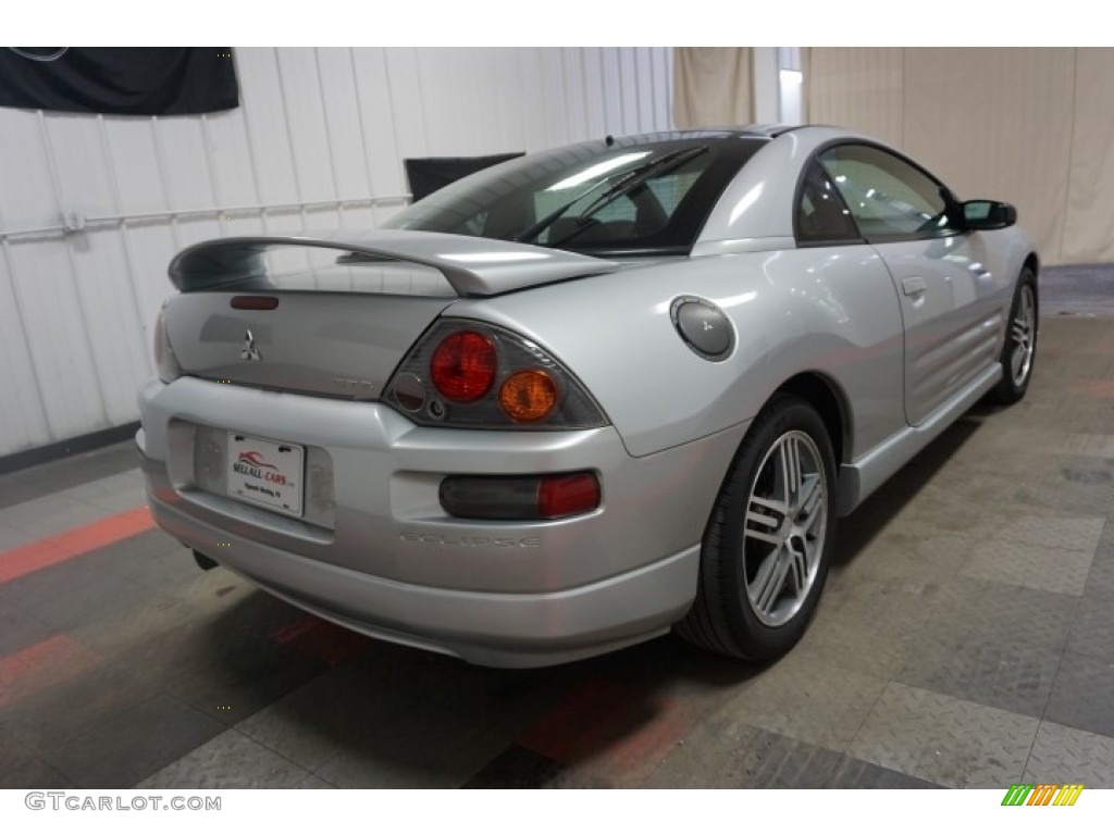 2003 Eclipse GTS Coupe - Sterling Silver Metallic / Midnight photo #8