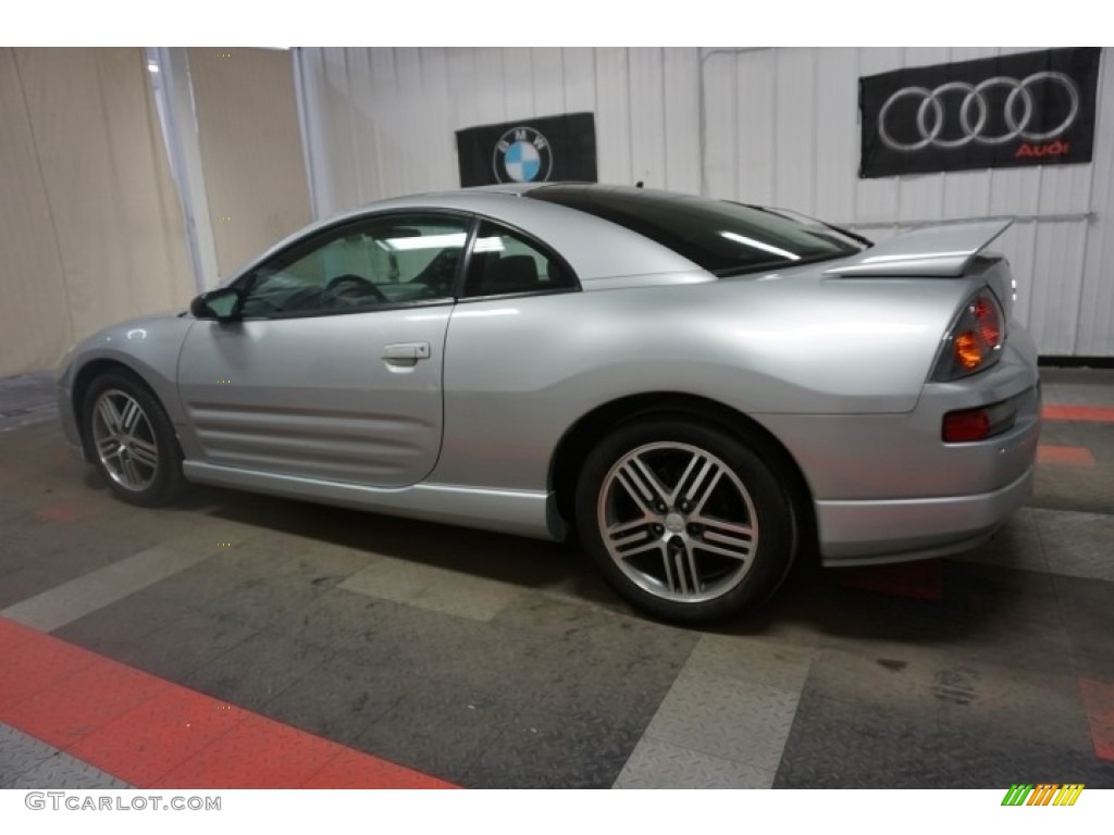 2003 Eclipse GTS Coupe - Sterling Silver Metallic / Midnight photo #11