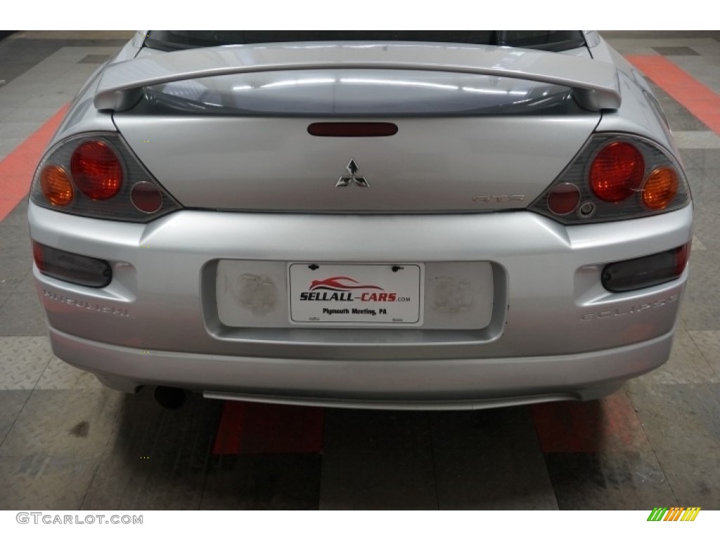 2003 Eclipse GTS Coupe - Sterling Silver Metallic / Midnight photo #60