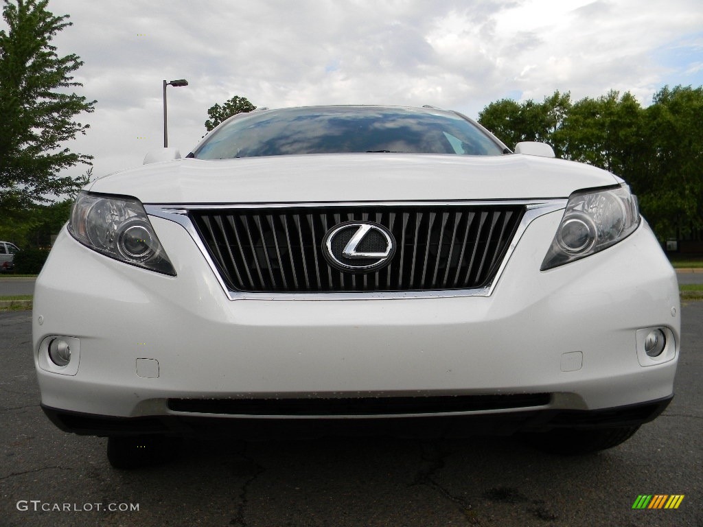 2010 RX 350 - Starfire White Pearl / Parchment/Brown Walnut photo #4