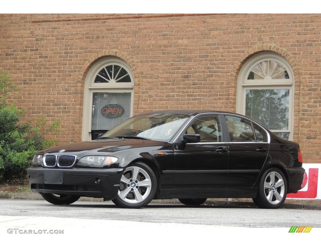 Black Sapphire Metallic 2004 BMW 3 Series 330i Sedan Exterior Photo #114177073