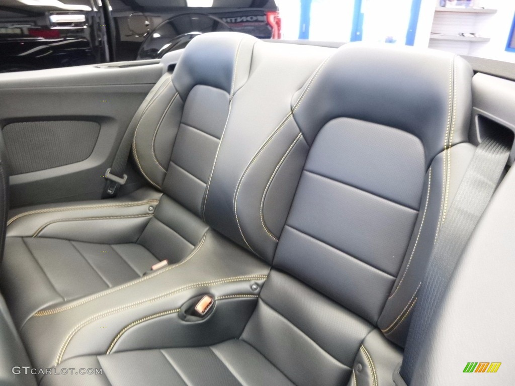 2017 Ford Mustang GT Premium Convertible Rear Seat Photo #114178612