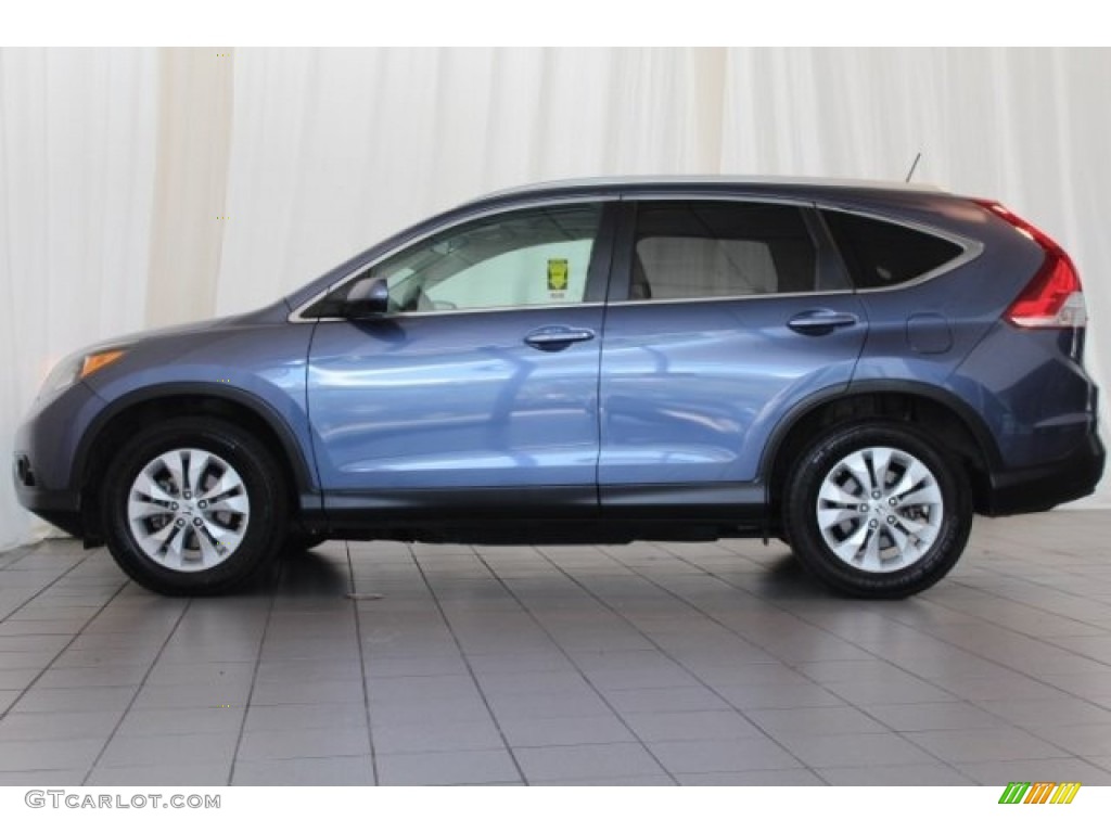 2013 CR-V EX-L - Twilight Blue Metallic / Gray photo #5