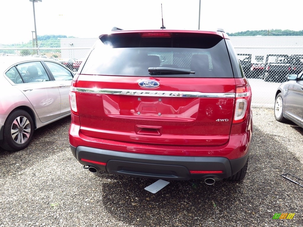 2013 Explorer 4WD - Ruby Red Metallic / Medium Light Stone photo #2