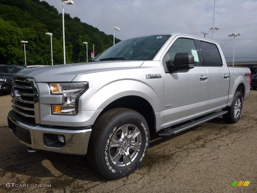 2016 F150 XLT SuperCrew 4x4 - Ingot Silver / Medium Earth Gray photo #6