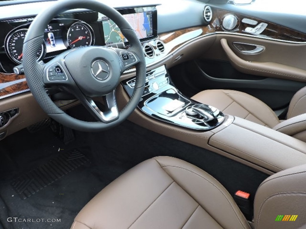 Nut Brown/Black Interior 2017 Mercedes-Benz E 300 4Matic Sedan Photo #114181276