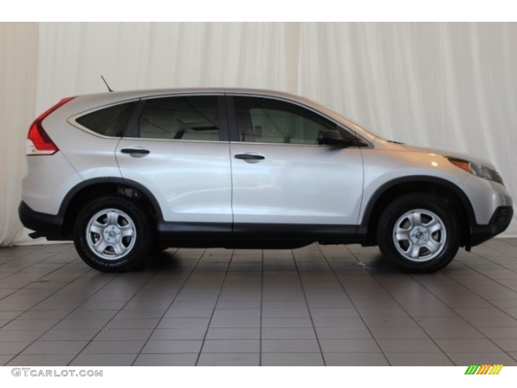 2012 CR-V LX - Alabaster Silver Metallic / Gray photo #3