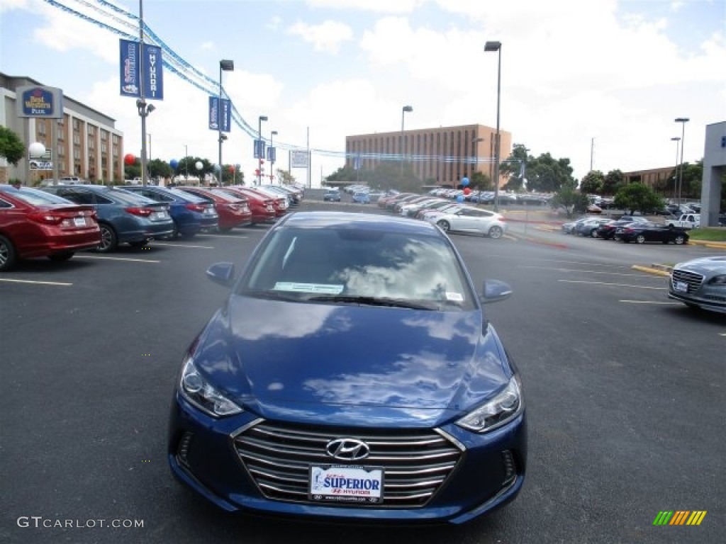 2017 Elantra Limited - Lakeside Blue / Gray photo #2