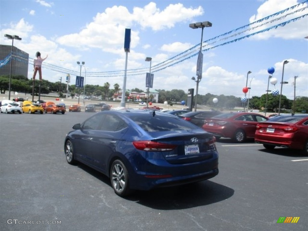 2017 Elantra Limited - Lakeside Blue / Gray photo #7