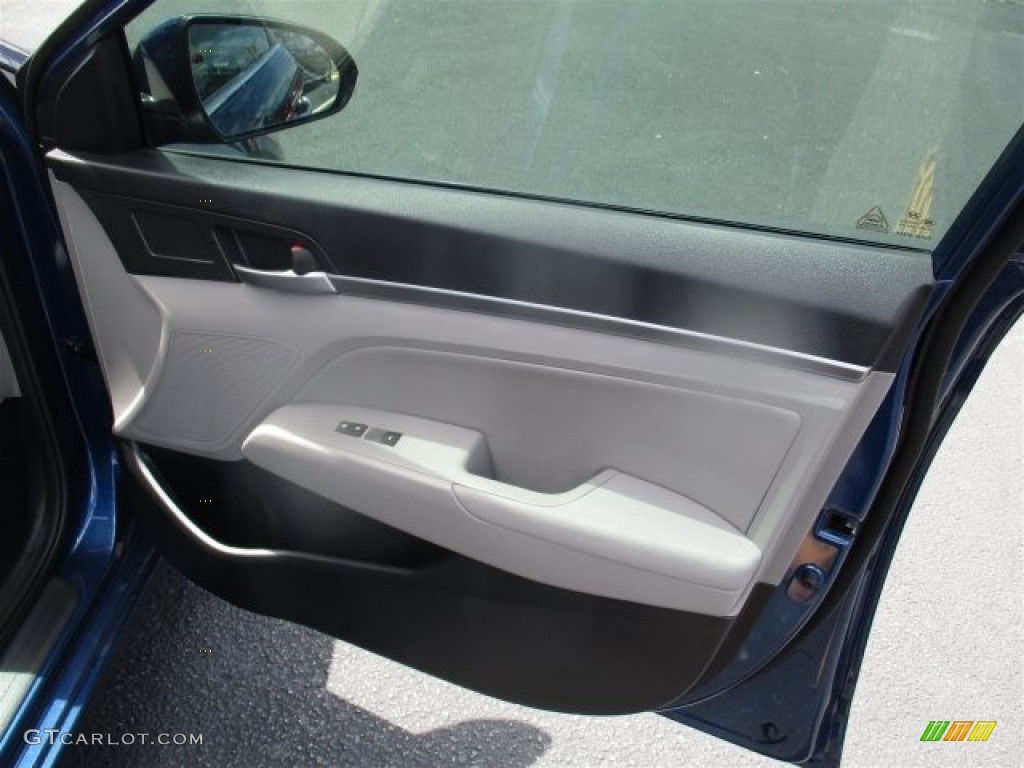 2017 Elantra Limited - Lakeside Blue / Gray photo #11