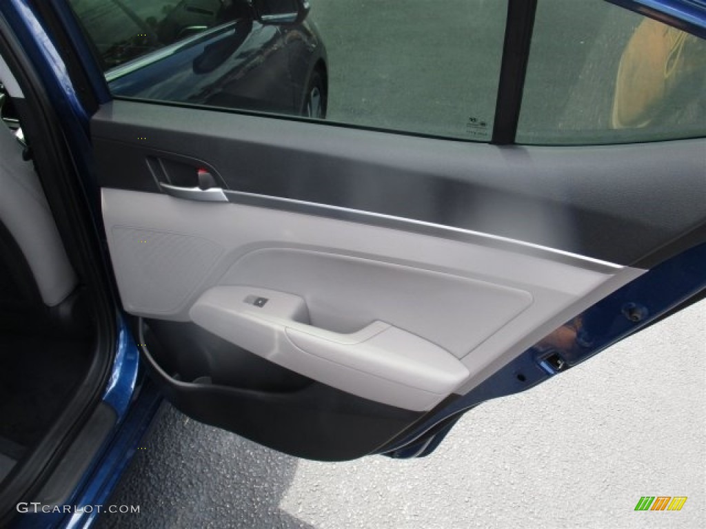 2017 Elantra Limited - Lakeside Blue / Gray photo #13