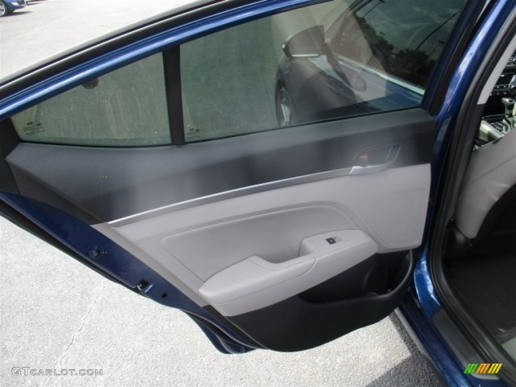 2017 Elantra Limited - Lakeside Blue / Gray photo #16