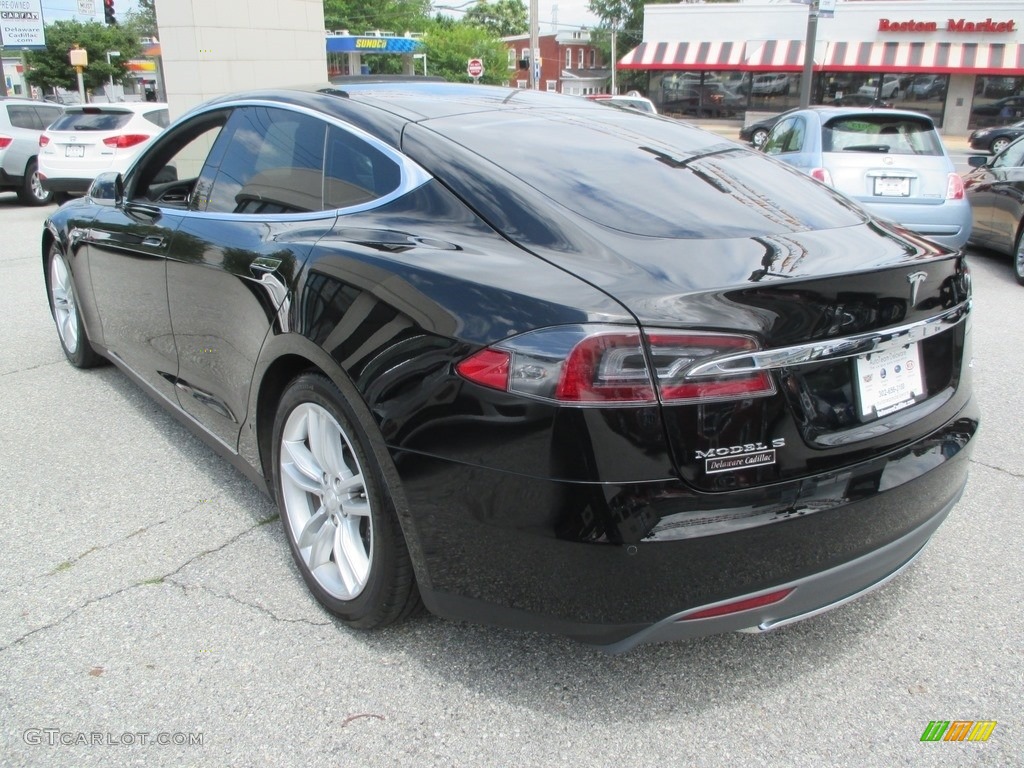 2015 Model S  - Solid Black / Grey photo #4