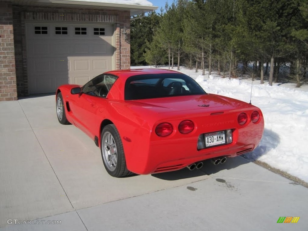 2004 Corvette Z06 - Torch Red / Black photo #3