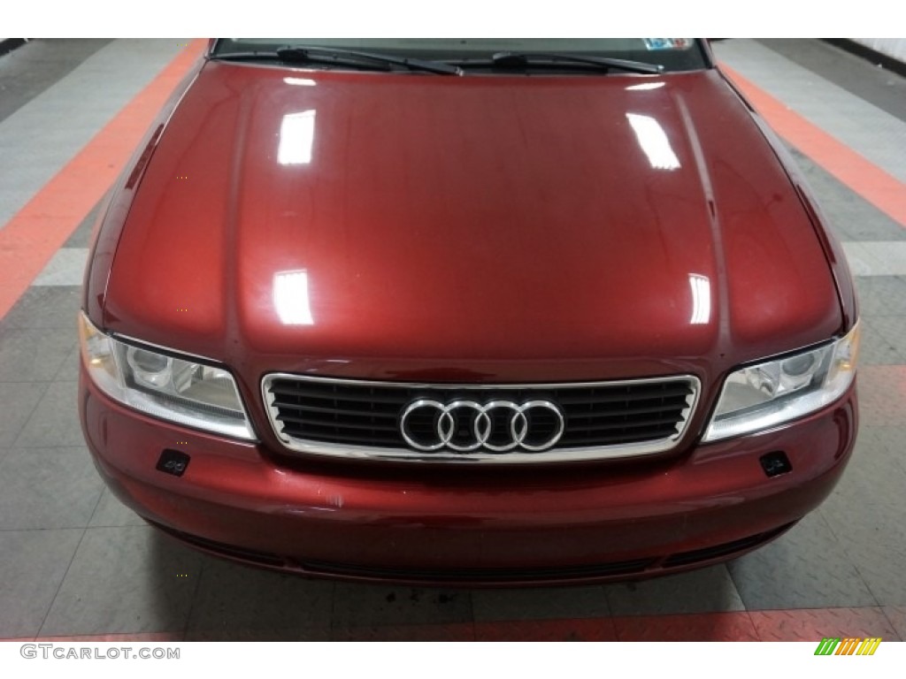 2001 A4 1.8T quattro Sedan - Hibiscus Red Pearl Effect / Ecru/Clay photo #48