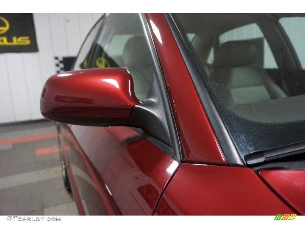 2001 A4 1.8T quattro Sedan - Hibiscus Red Pearl Effect / Ecru/Clay photo #52