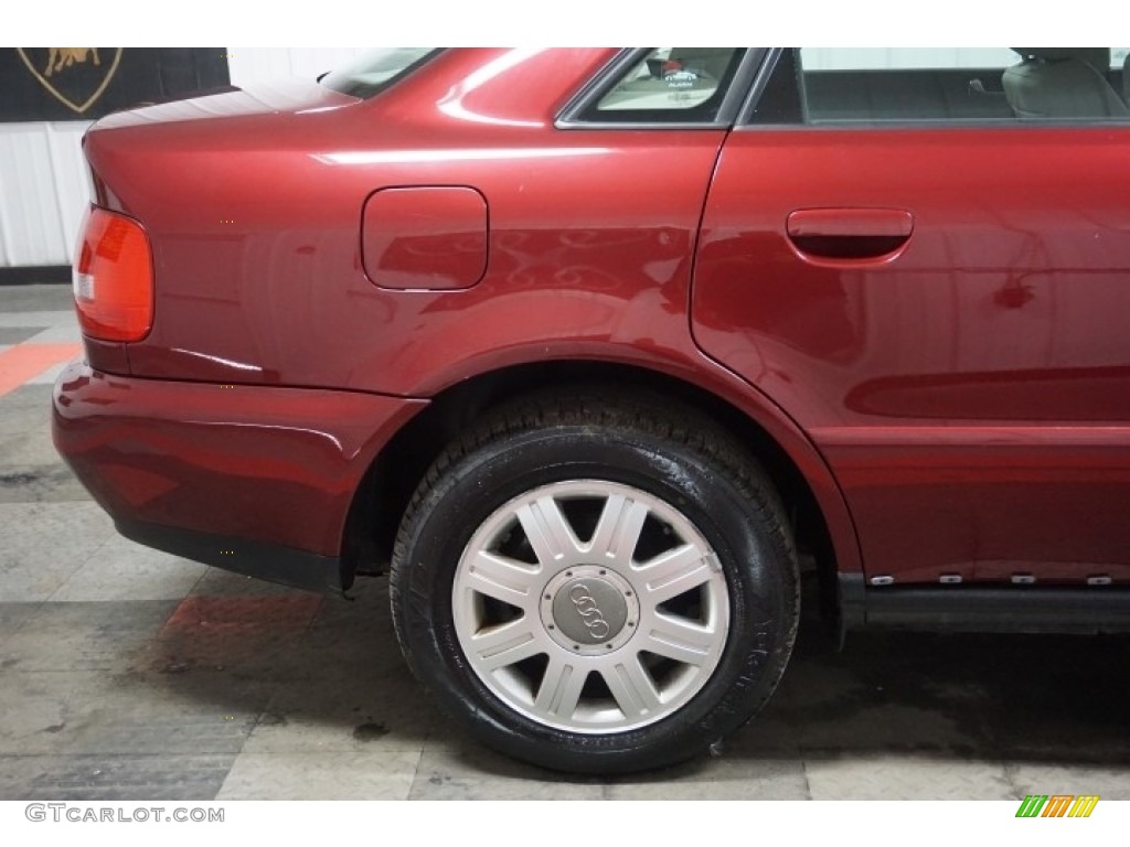 2001 A4 1.8T quattro Sedan - Hibiscus Red Pearl Effect / Ecru/Clay photo #58