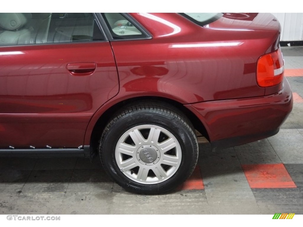 2001 A4 1.8T quattro Sedan - Hibiscus Red Pearl Effect / Ecru/Clay photo #66