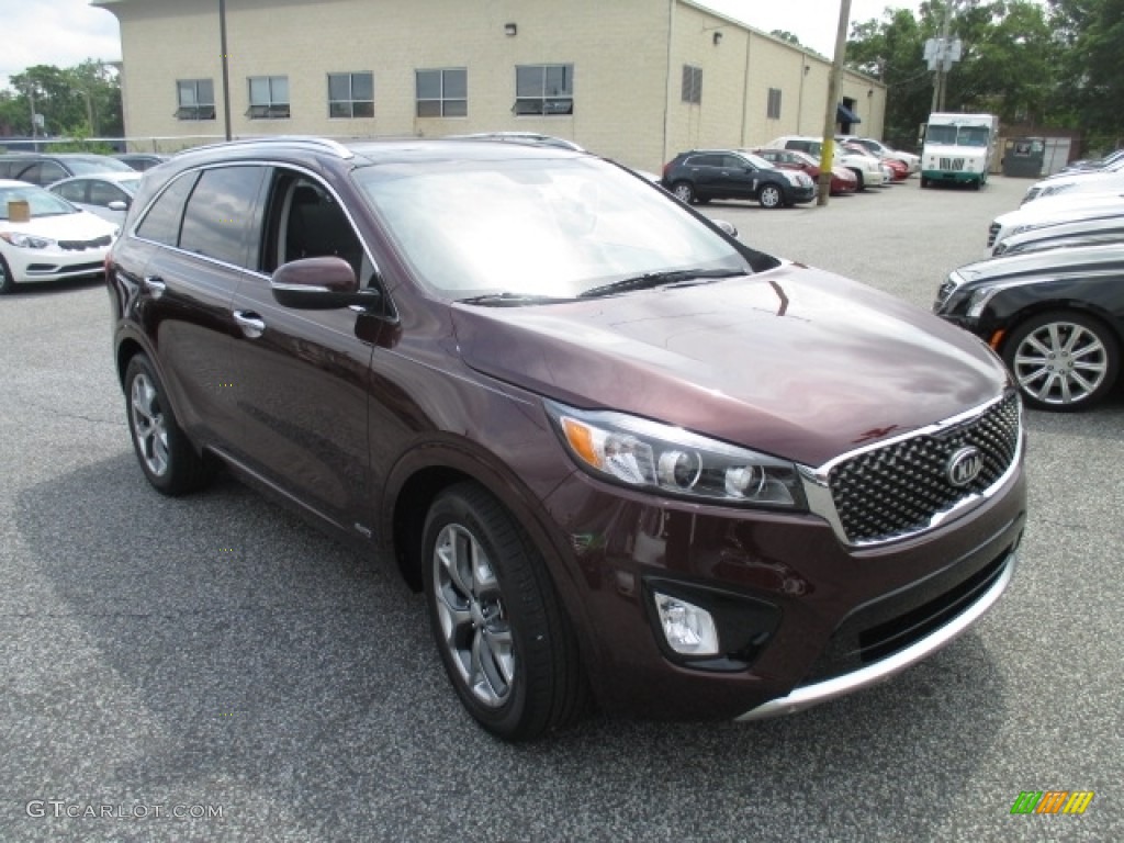 Sangria 2017 Kia Sorento SX V6 AWD Exterior Photo #114187537